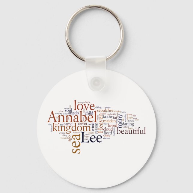 Annabel Lee Keychain (Front)