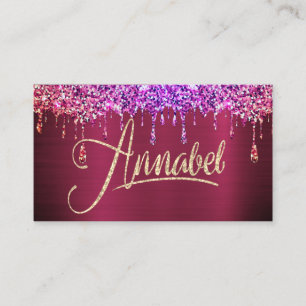 Annabel Pink Parties scintillant Drivers Carte de 