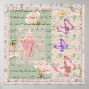 Annabell Lee: Digital Collage Poster