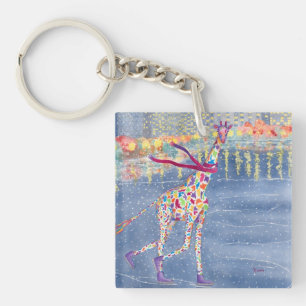 Annabelle on Ice Keychain