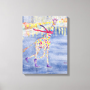 Annabelle on Ice Wrapped Canvas