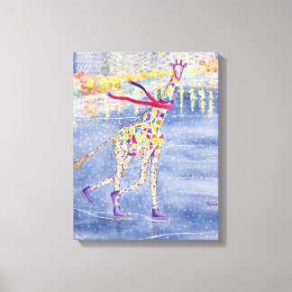 Annabelle on Ice Wrapped Canvas