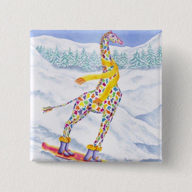 Annabelle on Pow Button (Front)