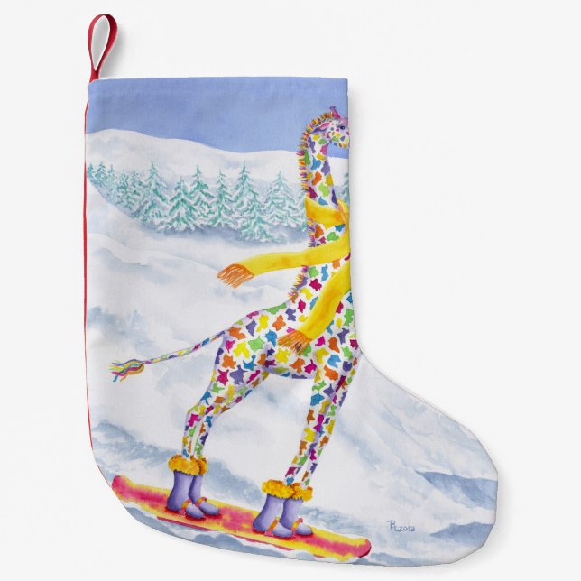 Annabelle on Pow Christmas Stocking (Front)