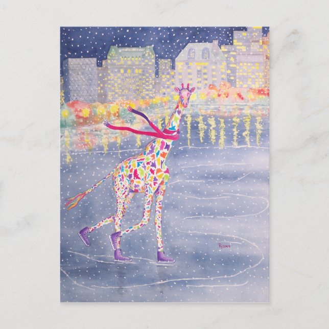 Annabelle sur carte postale glace (Devant)