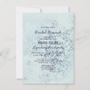 Annabelle Vintage Damask Bridal Brunch Shower Invitation