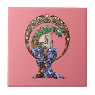 Annalise Art Nouveau Tile