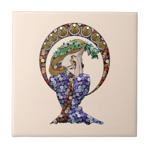 Annalise Art Nouveau Tile