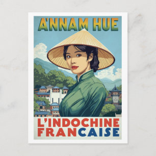 Annam Hue Vietnam Vintage Indochine Travel Postcard