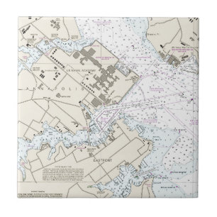 Annapolis Harbour Chart Tile
