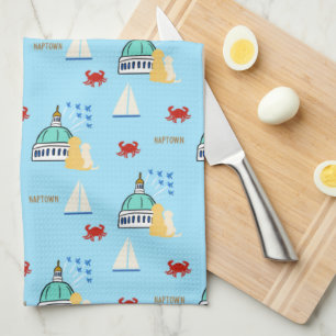 Annapolis Land, Sea Air Dish Serviette