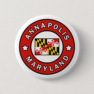 Annapolis Maryland 2 Inch Round Button