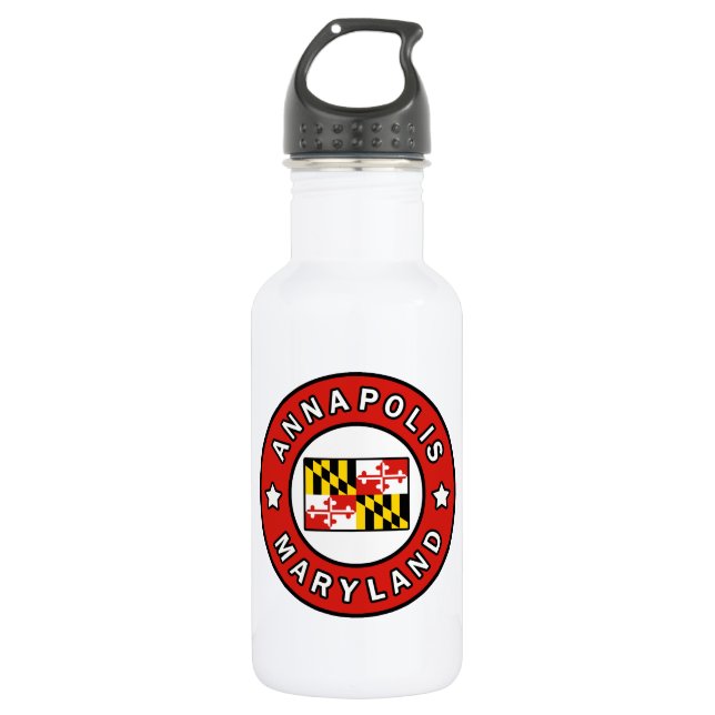 Annapolis Maryland 532 Ml Water Bottle (Front)