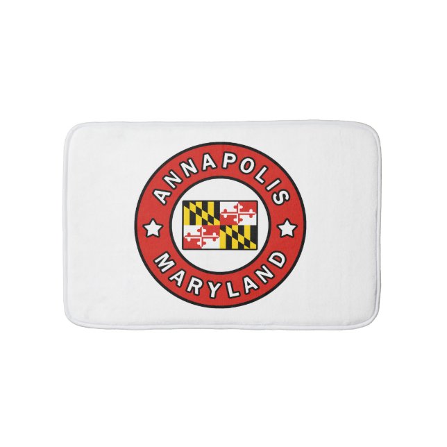 Annapolis Maryland Bath Mat (Front)
