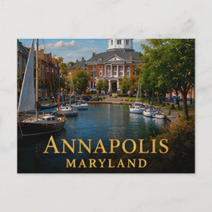 Annapolis Maryland Chesapeake Bay Postcard