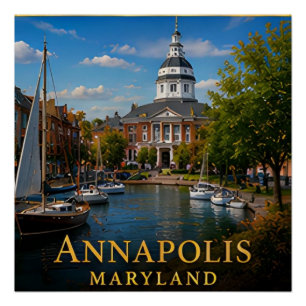 Annapolis Maryland Chesapeake Bay Poster