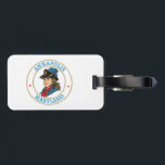 Annapolis Maryland Colonial Luggage Tag<br><div class="desc">Situated on the Chesapeake Bay at the mouth of the Severn River,  Annapolis is the capitol of Maryland,  the home of the U.S. Naval Academy,  and the sailing capitol of America. This sleek design has a sailboat and text.</div>