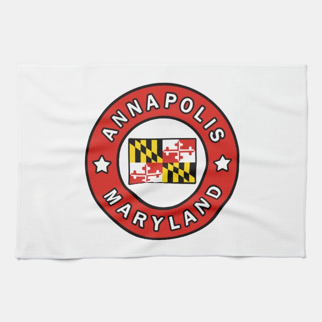 Annapolis Maryland Kitchen Towel (Horizontal)
