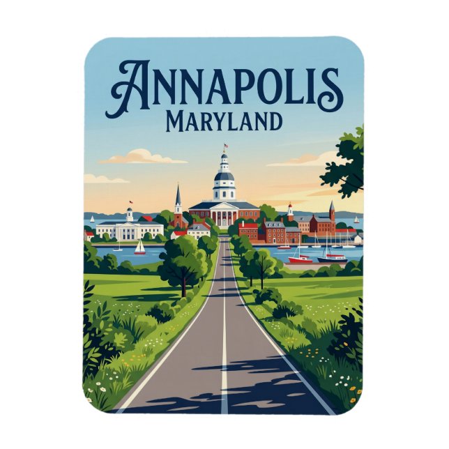 Annapolis Maryland Magnet (Vertical)