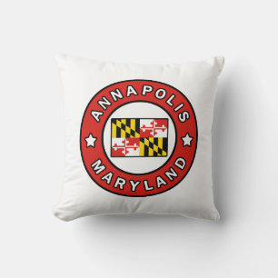 Annapolis Maryland Throw Pillow