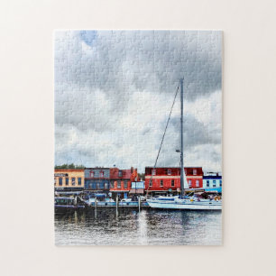Annapolis Md - City Dock Jigsaw Puzzle