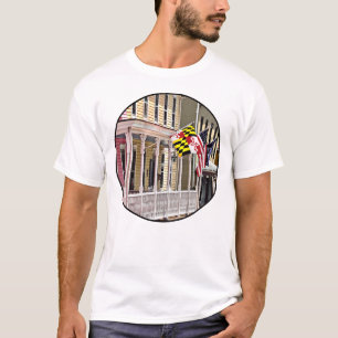 Annapolis MD - Flags Along East Street T-Shirt