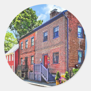 Annapolis MD - Fleet Street Classic Round Sticker
