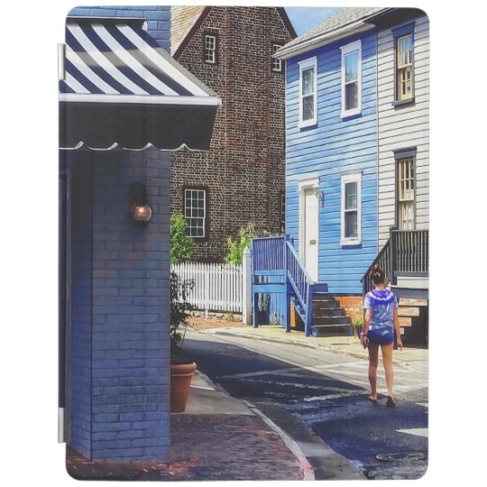 Annapolis MD - Strolling Along Pinkney Street iPad Cover