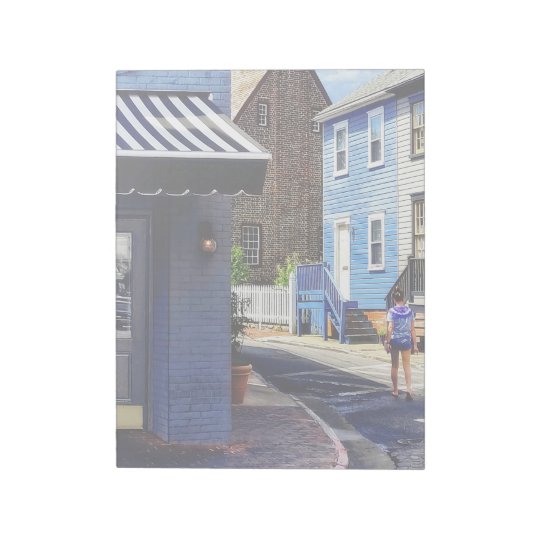 Annapolis MD - Strolling Along Pinkney Street Notepad