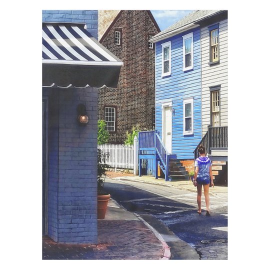 Annapolis MD - Strolling Along Pinkney Street Tablecloth