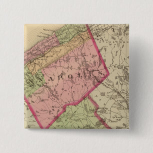Annapolis, Queens counties, NS 2 Inch Square Button