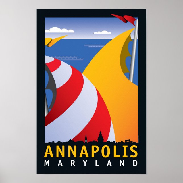 Annapolis, Sails Poster (Front)
