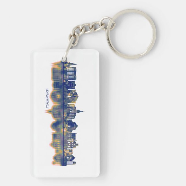 Annapolis Skyline Keychain (Back)
