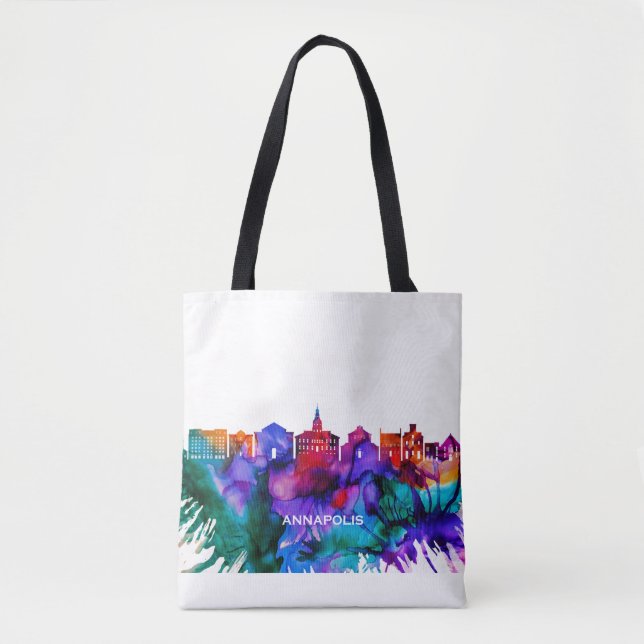 Annapolis Skyline Tote Bag (Front)