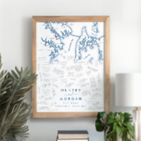Annapolis Wedding Modern Guest Book Poster