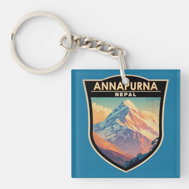 Annapurna Nepal Travel Art Vintage (Devant)
