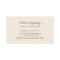 Anna's Hummingbird Business Card