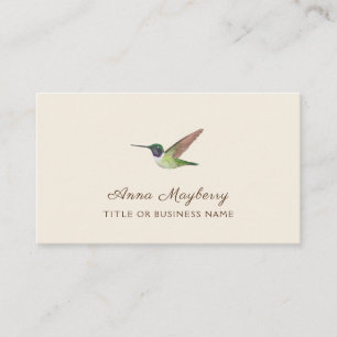 Anna's Hummingbird Business Card