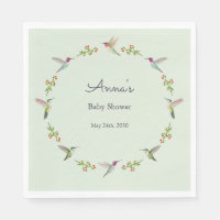 Anna's Hummingbirds baby Shower
