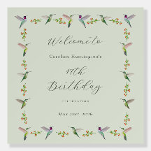 Anna's Hummingbirds Birthday