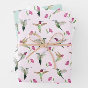 Anna's Hummingbirds  Wrapping Paper Sheet