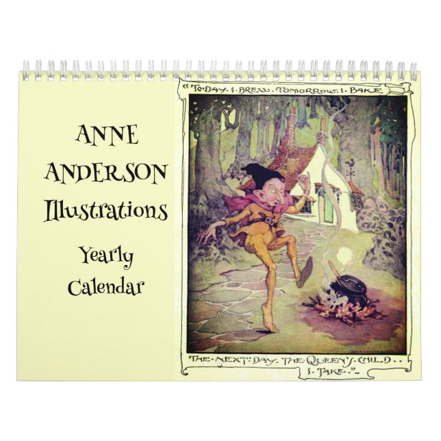Anne Anderson Victorian Fairytale Illustrations  Calendar (Cover)