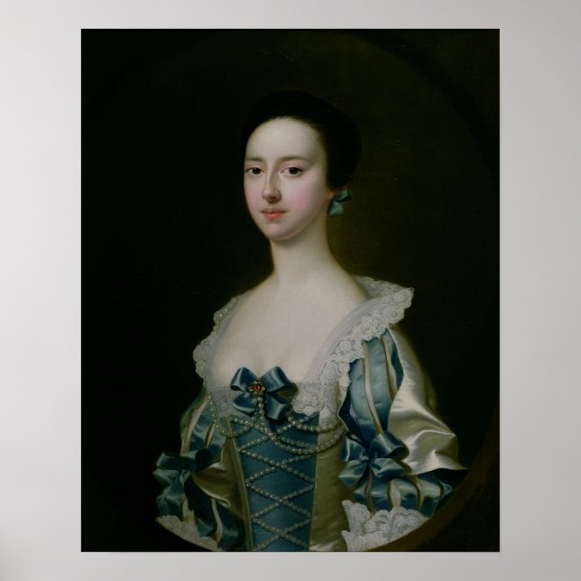 Anne Bateman, later Mrs. John Gisbourne, 1755 Poster (Front)