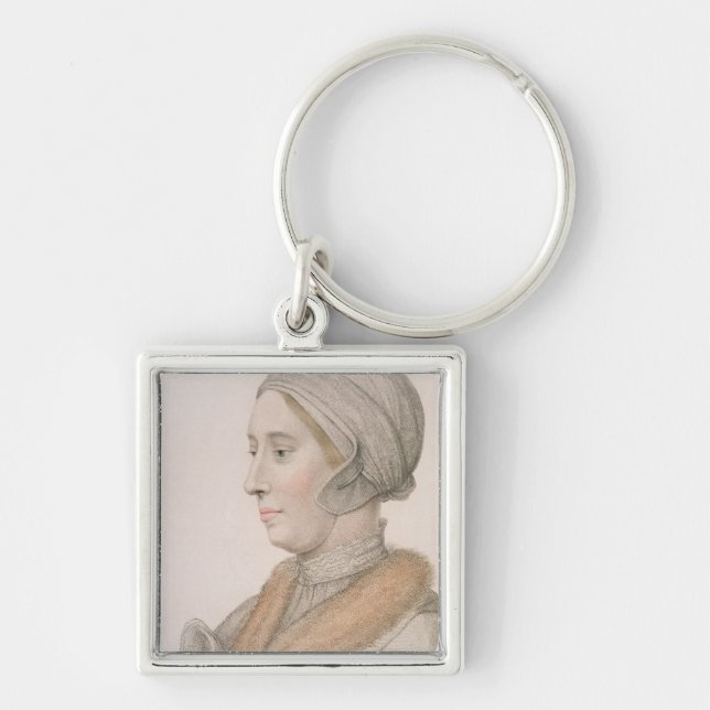 Anne Boleyn (1507-36) engraved by Francesco Bartol Keychain (Front)