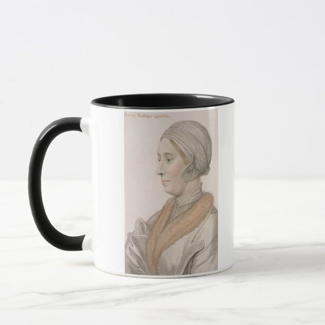 Anne Boleyn (1507-36) engraved by Francesco Bartol Mug (Left)
