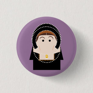 Anne Boleyn 1 Inch Round Button