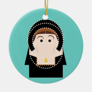 Anne Boleyn Ceramic Ornament
