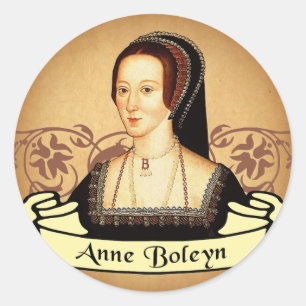 Anne Boleyn Classic Round Sticker