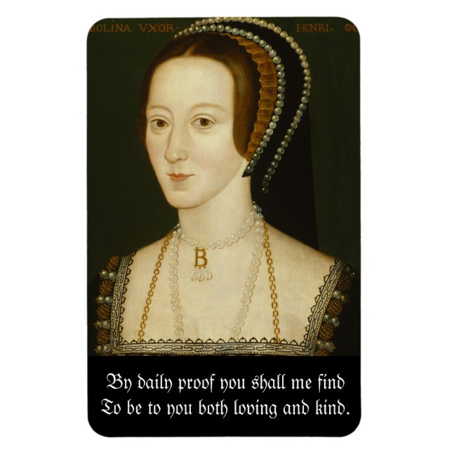 Anne Boleyn Cote Magnet (Vertical)
