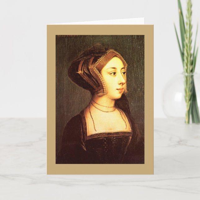 Anne Boleyn épouse Henry VIII Carte de voeux (Devant)
